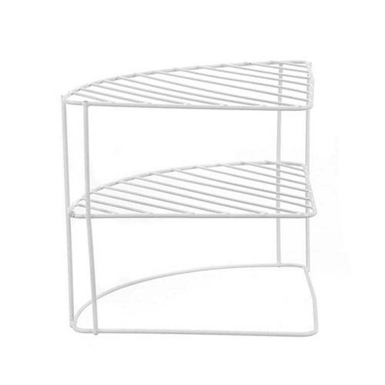 Storage | Wire Corner Kitchen Rack, 22x22x21.5cm, 2 Asstd Colours