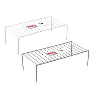 Storage | Wire Elevated Storage Rack, 46x23x13.5cm, 2 Asstd Colours Furniture Storage