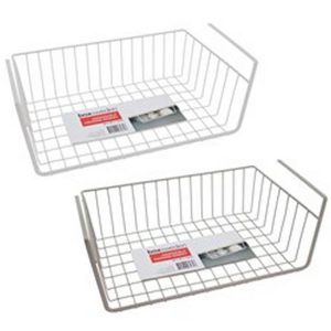 Storage | Wire Undershelf Hanging Basket, 39cm, 2 Asstd Colours Furniture Storage