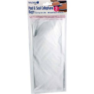 Tableware | Cellophane Bags, Long, 50pk Party Tableware