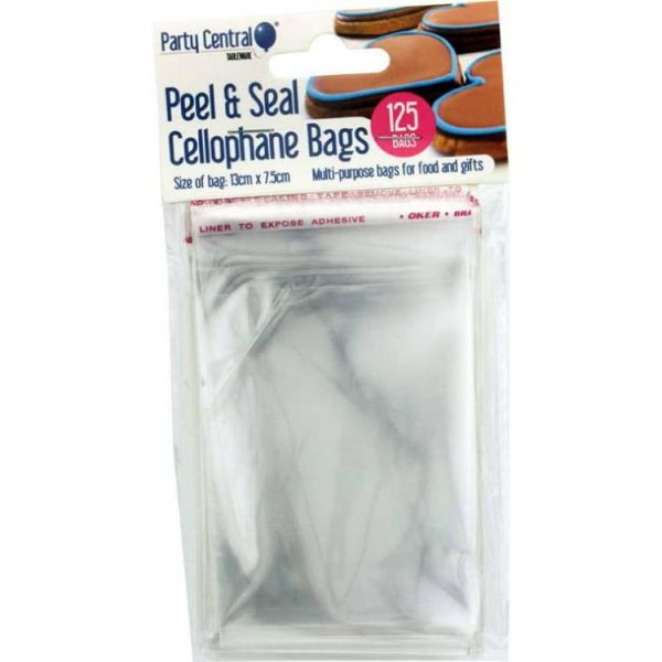 Tableware | Cellophane Bags, Small, 125pk Party Tableware