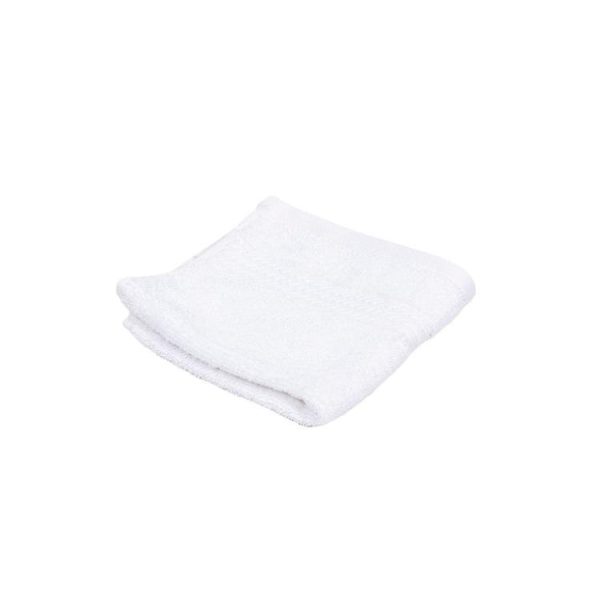 Towels | Luxury Face Washer, White Manchester Towels