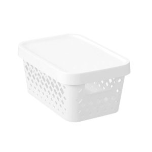 Tubs | Kept Storage Basket w/ Lid, 4L, 3 Asstd Colours Storage Tubs