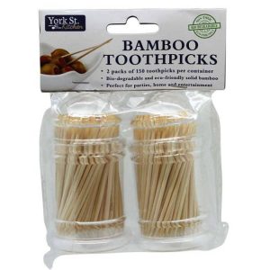 Utensils | Toothpicks in Premium Case, 150pcs, 2pk Kitchen & Dining Utensils