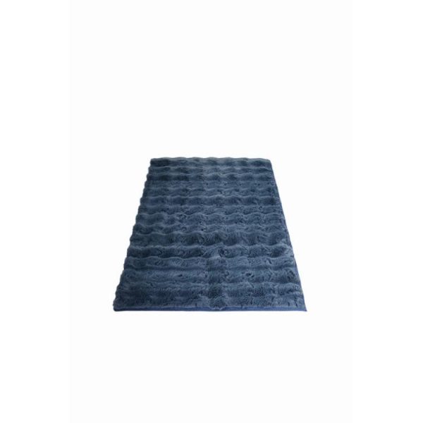 Rugs & Accessories | Bubble Fur Rug, Blue, 200 x 140cm Manchester Rugs & Accessories