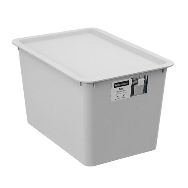 Tubs | Tidy Storage Box w/ Lid, 20L, 3 Asstd Colours Storage Tubs