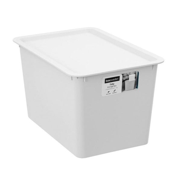 Tubs | Tidy Storage Box w/ Lid, 20L, 3 Asstd Colours Storage Tubs